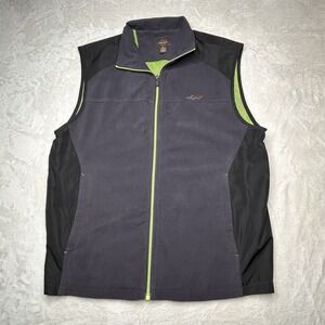 Greg Norman For Tasso Elba‎  Men's Medium Gray Full Zip Vest Sleeveless